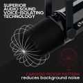 FDUCE SL40X/SL40 USB/XLR Dynamic Microphone With Built-in Headset Output Sound Insulation,For Podcasts,Games, Live Broadcast. 