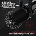 FDUCE SL40X/SL40 USB/XLR Dynamic Microphone With Built-in Headset Output Sound Insulation,For Podcasts,Games, Live Broadcast. 