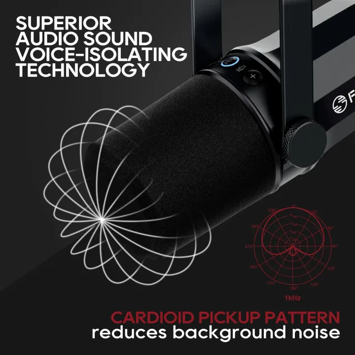 FDUCE%20SL40X/SL40%20USB/XLR%20Dynamic%20Microphone%20With%20Built-in%20Headset%20Output%20Sound%20Insulation,For%20Podcasts,Games,%20Live%20Broadcast%20-%20Image%203