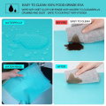 4pcs Refrigerator Pad Antibacterial Antifouling Mildew Moisture Pad Waterproof Refrigerator Mats. 