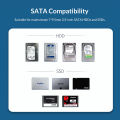 ORICO 2020U3 Plastic USB3.0 2.5 inch SATA SSD Hard Drive Case Support 4TB Mobile External HDD Enclosure Box High Speed.