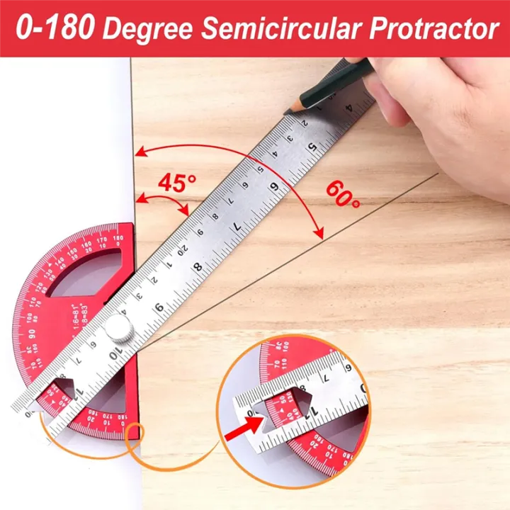 Protractor%20Angle%20Finder%20Red%20Protractor%20Angle%20Finder%20Aluminum%20Angle%20Ruler-Protractor%20for%20Woodworking,%20Angle%20Measuring%20Tool%20with%200-180%20Degrees%20-%20Image%205