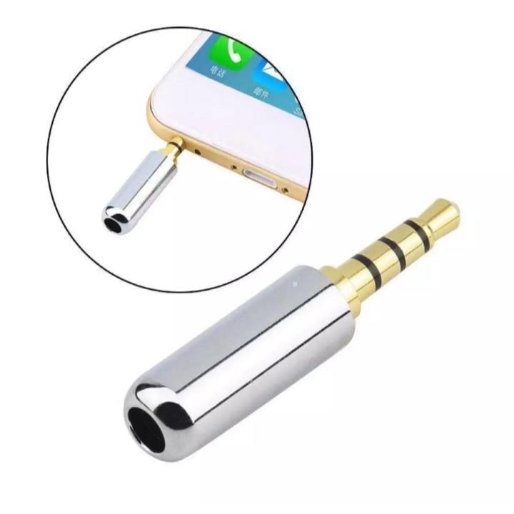 1 Pcs 3.5mm 4 Pole DIGITAL Steel Jack-Black