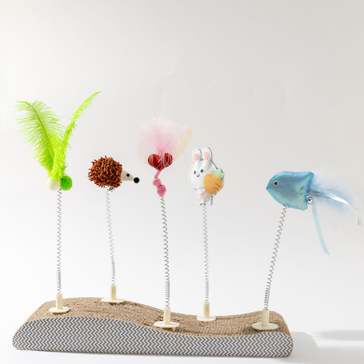 Qiunery%20Cat%20Toys,%20Cat%20Scratcher%20Toys,%20Cartoon%20Doll%20Cat%20Wand%20With%20Spring,%20Tasteless%20Cat%20Scratch%20Board,%20Doll%20Cat%20Wand%20Toy,%20Cat%20Fun%20Play%20Toys%20For%20Cat,%20Kitty,%20Puppy%20-%20Image%202