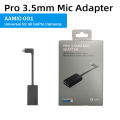GoPro Pro 3.5mm Mikrofon Adaptörü Combo vlog için HERO 13/12/11/10/9/8 MİKROFON ADAPTÖRÜ için uygun.