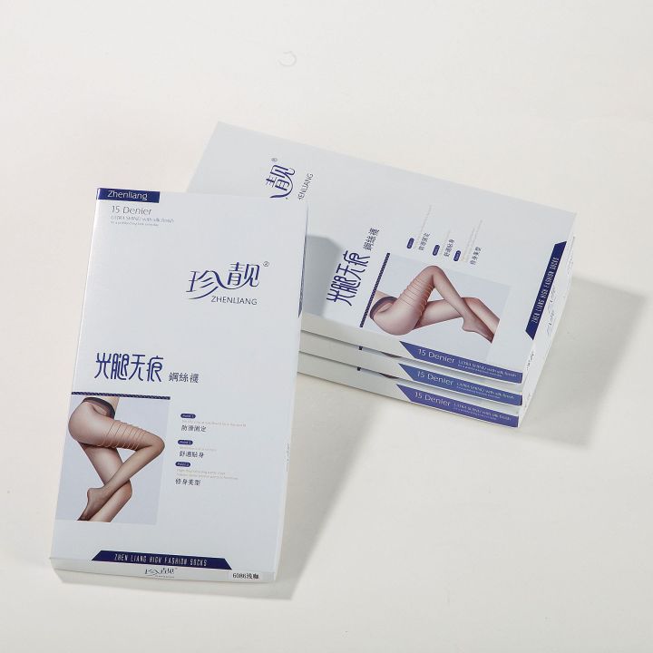 Zhenliang 6086 Tencel anti-wear steel wire king slimming pants 15D micro pressure high elastic non-hook silk pantyhose spring and summer base