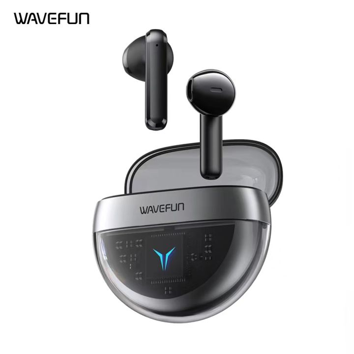 Wavefun T200 Wireless Earphone Wireless Headphone Low Latency Headset Gaming Mode ENC Noise Reduction Super Bass Pods Earbuds