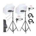 Simpex Portrait Light Kit with PL Stand Halogen Flash (Black).