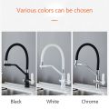 Brass kitchen faucet with purifier,double spray faucet for drinking filtered water,sink mount kitchen faucet water filter faucet. 