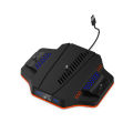 Dual Controller Charger With LED Indicator Lights RGB Cooling Base Compatible With PS5/PS5 Slim Host Digital Optical Drive Version.