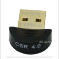 USB 4.0 Bluetooth V4.0 Dongle Adapter for PC Laptop - # Black. 