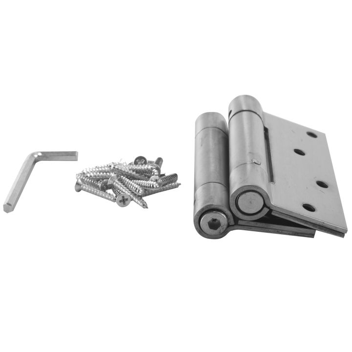 Self Closing Door Hinge, 2 Pack 4 Inch Stainless Steel Hinge Hardware ...
