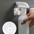 10/2PCS Strong Curtain Rod Bracket Holders Wall Adhesive Hooks Closet Clothes Rails Fixed Clip Bathroom Shower Rod Hanging Rack.