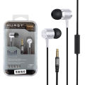 Baitong HST-22 Metal Earphone in-Ear with Controller Dynamic Bass Boost for Universal Phone Computer Headset. 