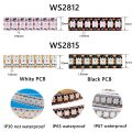 1-3M WS2812B WS2815 Led Strip 144 pixels/leds/m Addressable IC Smart 5050 RGB led Strip light IP30/IP65/IP67 DC5V/12V.