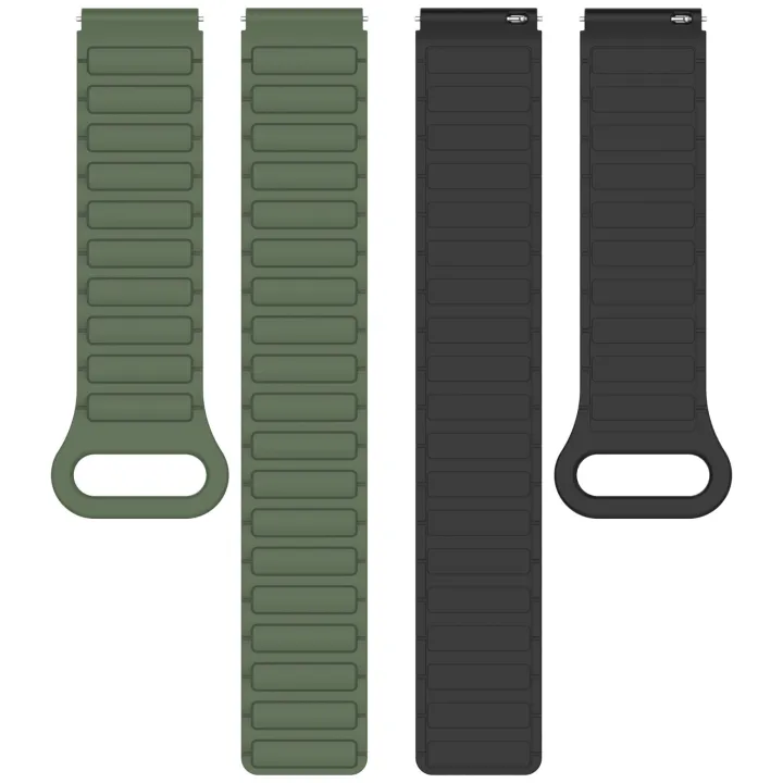 (NEW)%20Two%20Color%20Magnetic%20Buckle%20Silicone%20Watch%20Band%20For%20Redmi%20Watch%205%20Active%20-%20Image%208