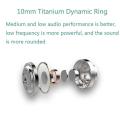 UiiSii HM13 Wired Noise Cancelling Dynamic Heavy Bass Music Metal In-ear with Mic Earphone - Headphone - Headphone.