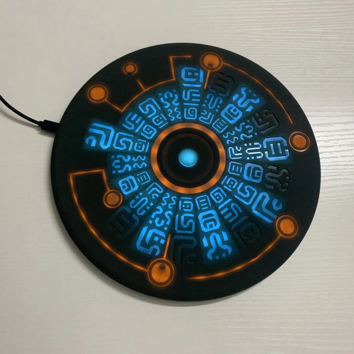 15W Fast Charging Ancient Temple Magic Array Wireless Charger Pad Makes Music and Fun Light Effects