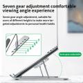 RYRA Laptop Stand Holder With Cooling Fan Portable Foldable Aluminum Alloy Cooler Notebook Holder With RGB Light Laptop Bracket. 