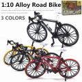 1:10 Alloy Diecast Metal Road Bike Model Cycling Toys For Kids Gifts Toy Vehicles for children. 