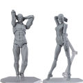 1 Set Anime Drawing Figures For Artists Body Action Figure Model Human Toy Doll. 