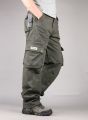 Men's Cargo Pants Cotton Casual Long Trousers Spring Multicket Pantalon Homme Men Fashion  Tactical Pants Men. 