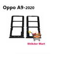 Oppo A9 2020 Sim Tray Holder Slot Replacement-Black. 