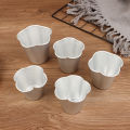 1Pc Flower Shape Pudding Cup Molds Mini Fluted Cake Pans Non-Stick Jelly Mold SUPER BABY.