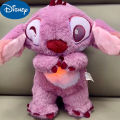 Disney Plush Doll Stitch Music Lights Sleeping Breathing Stitchs Soothing Calm Rest Sleep Playmate Kawaii Child Toy Kids Gift. 