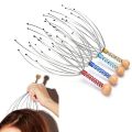 Metal Manual Octopus Head Massager Scalp Massage Tool Claws Scalp Stress Relaxation -1pcs. 