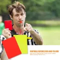 Football Red And Yellow Cards Record Soccer Games Referee ool Equipment.