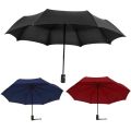 Fully Automatic Travel Umbrella Windproof 8 Ribs Compact Umbrella Small Portable Umbrella for Car Backpack. 