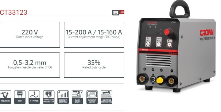 CROWN%20TIG/MMA%20Welding%20Machines%20(15-200A)%20TIG-250%20with%20All%20Accessories%20Model:%20CT33123%20-%20Kings%20Trading%20-%20Image%202
