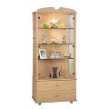 C-0688 (LAMINATED MELAMINE BOARD + GLASS SHELF WALL SHOWCASE / CABINET). 