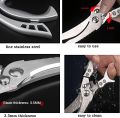 Powerful Chicken Bone Scissors Stainless Steel Portable Chicken Duck Fish Cutter.