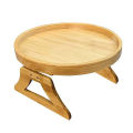 GC Couch Arm Table, Sofa Arm Tray, Foldable, Round Handrail Holder Shelf, Home Couch Armrest Pallet For Remote Controls, Dinners, Snacks, Mobile Phones. 