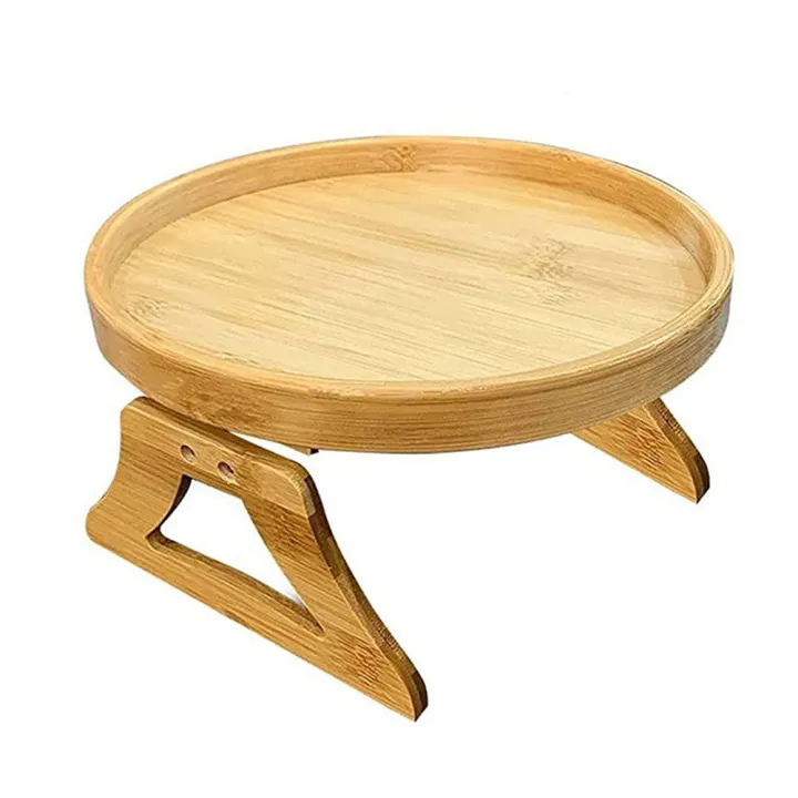 GC%20Couch%20Arm%20Table,%20Sofa%20Arm%20Tray,%20Foldable,%20Round%20Handrail%20Holder%20Shelf,%20Home%20Couch%20Armrest%20Pallet%20For%20Remote%20Controls,%20Dinners,%20Snacks,%20Mobile%20Phones%20-%20Image%205