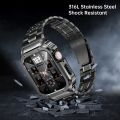 Stainless Steel Strap+Case For Apple Watch Band 49mm 45mm 44mm (not watch) bracelet Bumper Cover iwatch serie 4 5 SE 6 7 8 Ultra.