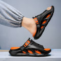 Sandal Slippers Men's Summer Outdoor Outdoor Non-Slip Dual-Use Driving Sports Leisure Platform Beach Shoes. 