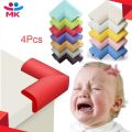 4Pcs/set Soft Extra Thick Child Protection Angle Corner Protector Baby Safety Corner Protector Premium Furniture Table Edge & Corner Guard Baby Proofing Protector. 