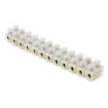 10A 12 Way Electrical Wire Connector- White. 