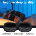 Eye Mask for Sleeping 3D Contoured Cup Blindfold Concave Molded Night Sleep Face Masks Block Out Light with Women Men Eyepatch AOutlierA. 