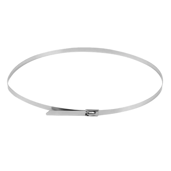 10Pcs%2017.7"%20Stainless%20Steel%20Locking%20Cable%20Ties%20For%20Exhaust%20Pipe%20Header%20Wrap%20Tape%20Silver%20-%20Image%204