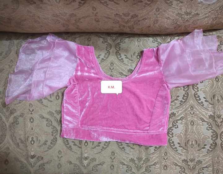 Velvet%20Blouse%20Body%20Tissue%20Hata%20Sharee%20Blouse%20Good%20Stitching%20For%20Women%20-%20Image%207