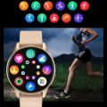 2024 Fashion Smart Watch Round Waterproof Smartwatch Bluetooth Calls Watches Men Women Fitness Bracelet Custom Watch Face +Box. 