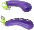 EGG PLANT SHAPE USB 4PORT HUB. 