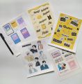 Bts sticker sheet a5 size (5pc). 