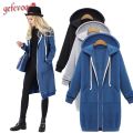 Autumn Winter Solid Color Thicken Hoodies Women Fashion Korean Style Zipper Long Sleeved Hooded Sweatshirt Office Ladies Tops.