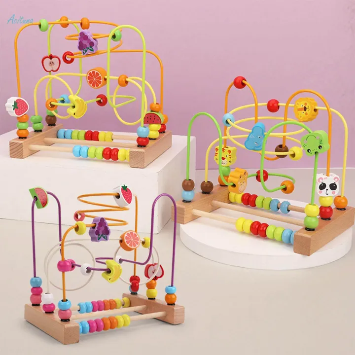 Wooden%20Bead%20Maze%20Toy%20Animals%20Math%20Ages%203+%20for%20Kids%20Boy%20Girl%20Gift%20Wooden%20Educational%20Circle%20Toy%20-%20Image%203