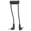 Cable Black Plastic+Alloy Lightweight Microphone Spring Adapter Wire Faster. 
